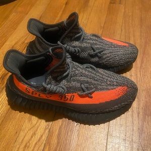 Adidas Yeezy 350 black orange size men7